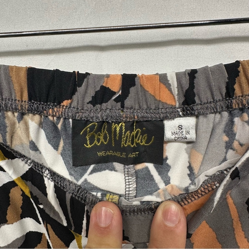 Bob Mackie Wide Leg Pants Women’s Small Abstract Print Pull On Size Small - Picture 3 of 9